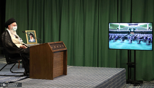 ارتباط تصویری نمایندگان مجلس شورای اسلامی با رهبر معظم انقلاب