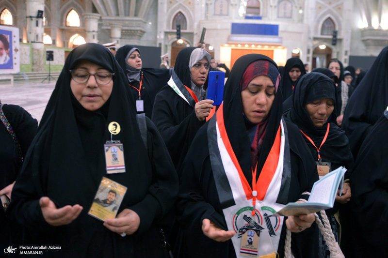 تجدید میثاق خانواده شهدای رسانه محمور مقاومت با آرمان های حضرت امام