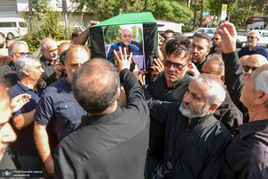 مراسم تشییع سیدعلی صنیع خانی از مسجد الرسول (ص) نازی آباد