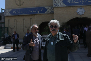 مراسم گرامیداشت شهید علی لاریجانی در مسجد بلال صدا و سیما