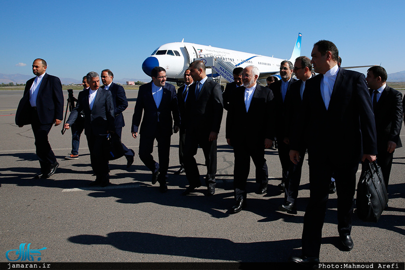 ورود ظریف به نخجوان