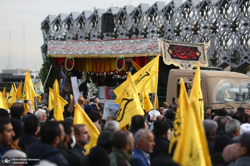 مراسم تشییع سردار شهید سید رضی موسوی