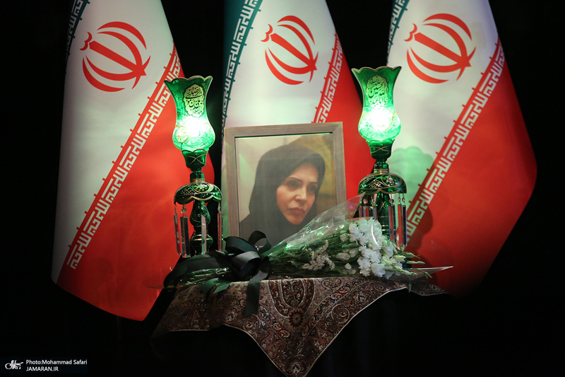 مراسم یادبود هنرمند فقید شهیده منصوره عالیخانی