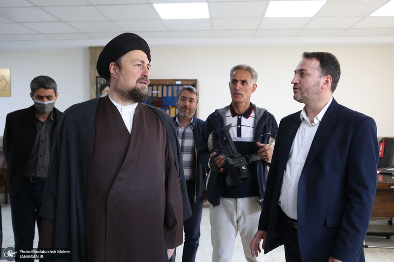 بازدید سید حسن خمینی از موسسه تنظیم و نشر آثار امام خمینی (س)