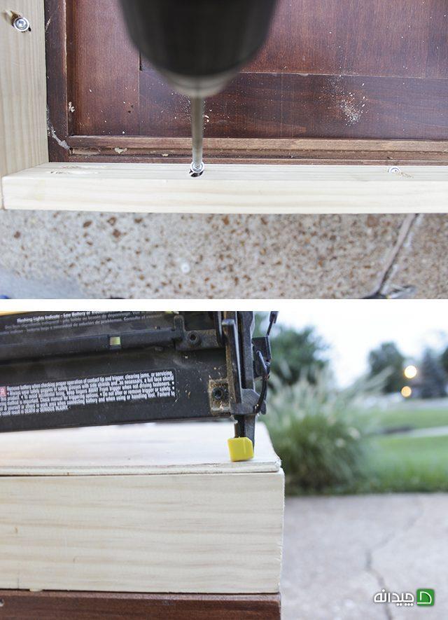 اتصال بدنه اصلی و درب به یکدیگر 