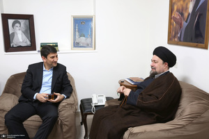 دیدار وزیر و معاونین وزارت ارتباطات با سید حسن خمینی