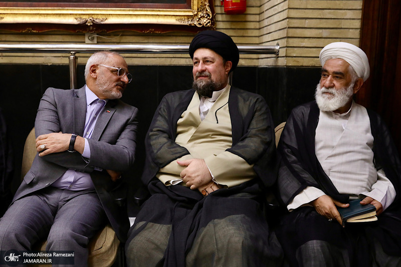 مراسم ختم همسر آيت الله راستی کاشانی