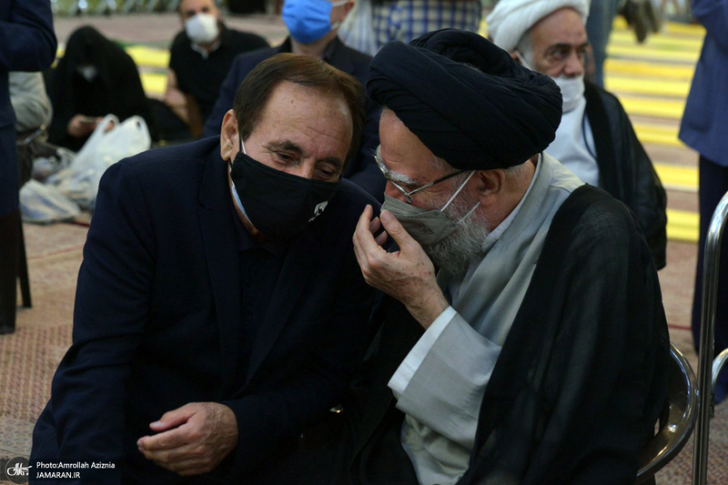 مراسم خاکسپاری حجت الاسلام و المسلمین محتشمی پور(ره) در حرم شاه عبدالعظیم الحسنی(ع)