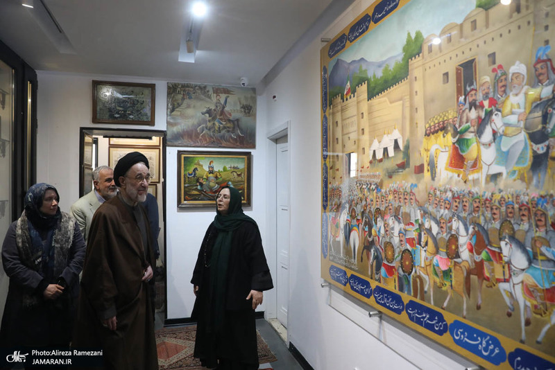 بازدید سید محمد خاتمی از موزه دکتر حسن حبیبی