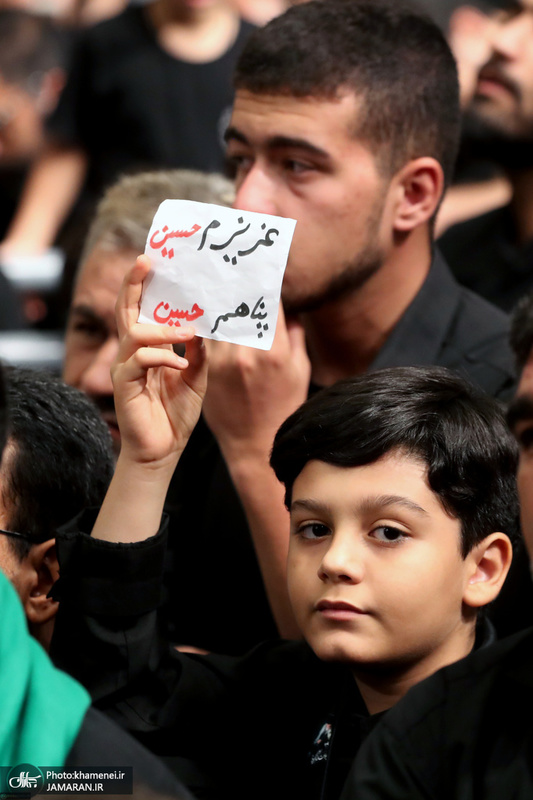 آخرین شب مراسم عزاداری حضرت اباعبدالله الحسین (ع) در حسینیه امام خمینی