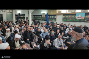 مراسم عزاداری شهادت امام صادق (ع)  در بیت آیت الله العظمی صانعی (ره)