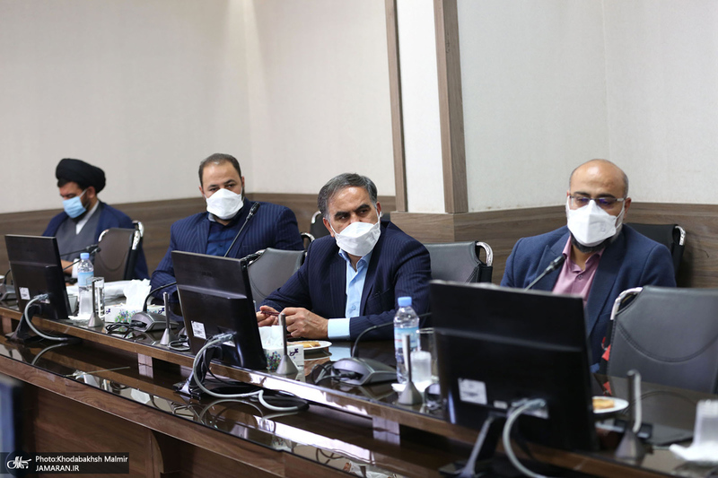 دیدار سرپرست موسسه تنظیم و نشر آثار امام خمینی(س) با مدیر حوزه علمیه خراسان / سید مصباح عاملی