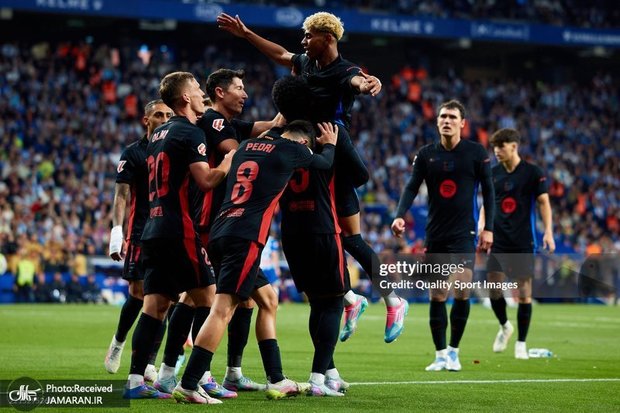 بارسلونا قهرمان لالیگا شد+ عکس و ویدیوی گل ها