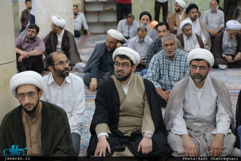 مراسم بزرگداشت هفتمین روز ارتحال مرحوم حجت‌الاسلام و المسلمین احمد احمدی در مسجد اعظم قم