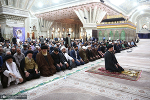 خاکسپاری پیکر حجت الاسلام و المسلمین سید محمود دعایی در حرم امام خمینی (س)