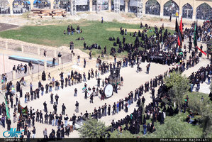 عزاداری عاشورای حسنی(ع) در امامزاده طاهر(ع) کرج