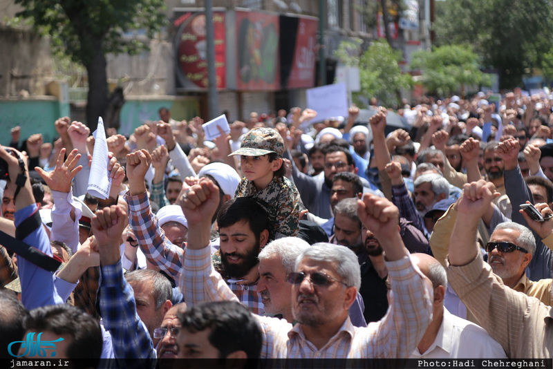 مراسم تشییع پیکر مطهر شهید حمله تروریستی اخیر حجت الاسلام تقوی در قم