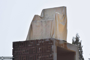 گلباران محل جلوس امام خمینی (س) در بهشت زهرا (س)