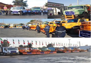 آماده باش 400 دستگاه ماشین آلات زمستانه شهرداری مشهد