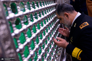 تجدید میثاق فرمانده و پرسنل نیروی دریایی ارتش جمهوری اسلامی ایران با آرمان‌های امام خمینی(س)