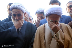 مراسم تشییع و خاکسپاری آیت الله سید هاشم رسولی محلاتی(ره) در قم