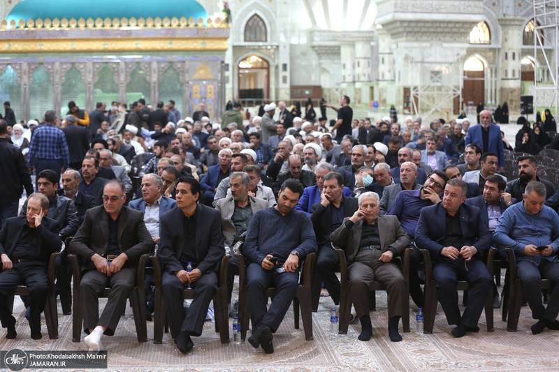 مراسم چهلمین روز در گذشت نوه قدرت الله علیخانی در حرم مطهره امام خمینی (س)