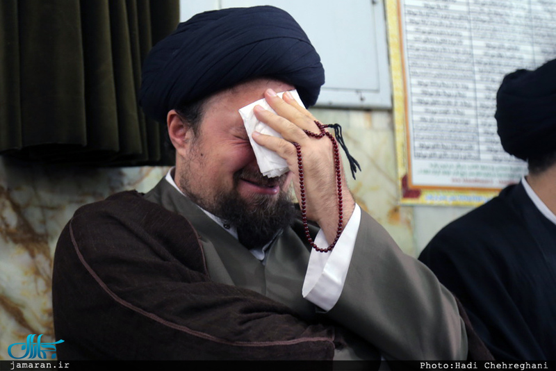  مراسم خاکسپاری پیکر مرحوم حاج سید علی صدر در قم
