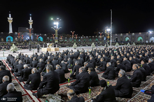 آیین خطبه‌خوانی شب شهادت امام رضا (ع)