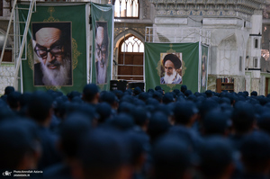 تجدید میثاق دانشجویان و فرماندهان دانشگاه افسری و تربیت پلیس امام حسن مجتبی‎‎ (ع) با آرمان حضرت امام خمینی (س)