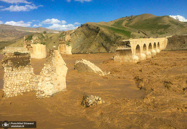 خسارات سیل به شهر کوهدشت و روستاهای بخش شاهیوند شهرستان چگینی