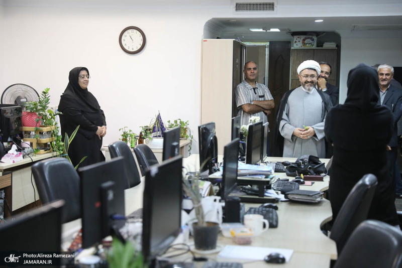 بازدید رییس موسسه تنظیم و نشر آثار امام خمینی (ره) از خبرگزاری ایسنا