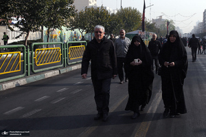 مراسم تشییع پیکرهای مطهر 100 شهید گمنام در تهران-4