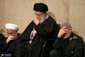 مراسم بزرگداشت شهید حاج قاسم سلیمانی و همرزمانش در حسینیه امام خمینی (ره)