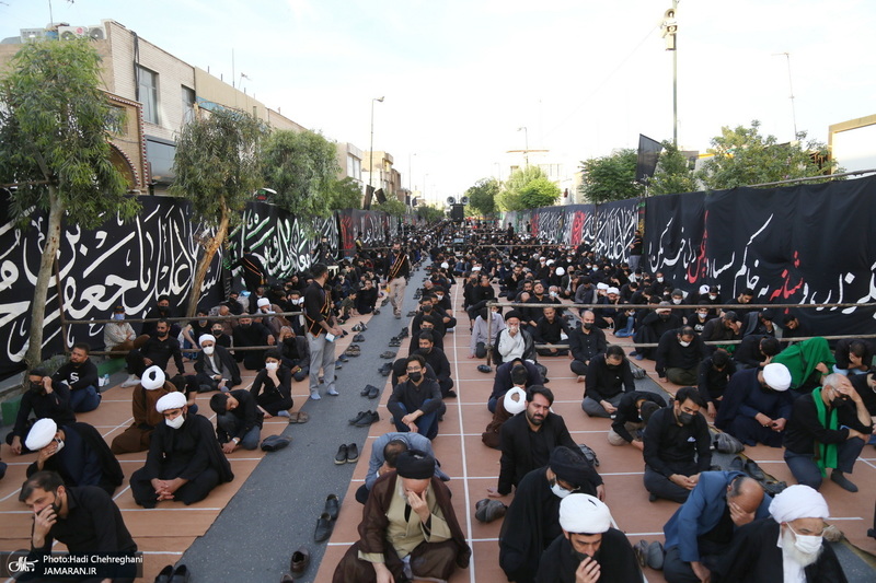 مراسم عزاداری شهادت حضرت امام علی(ع) با حضور آیت الله العظمی وحید خراسانی