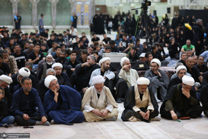 مراسم عزاداری شب عاشورای حسینی (ع) در حرم امام خمینی (س) 2