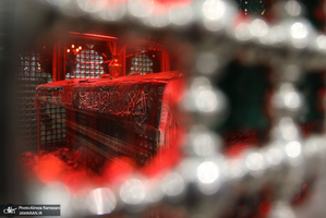 غباروبی ضریح مطهر حضرت عبدالعظیم حسنی (ع) و امام زاده حمزه (ع)