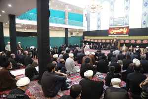 عزاداری روز عاشورا در بیوت مراجع تقلید