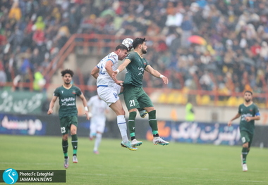 شمس آذر 2-2 استقلال| تعارف صدر جدول به پرسپولیس+ ویدئوی گلها