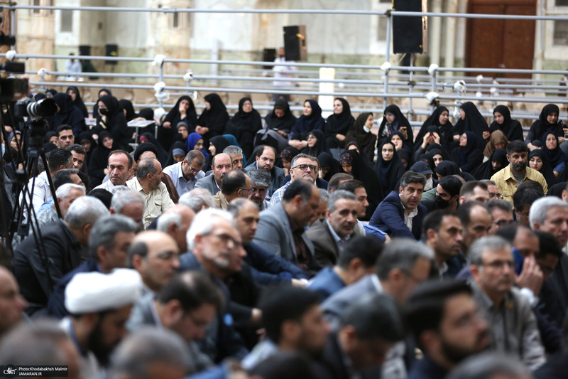 مراسم تجدیدمیثاق دانشگاهیان با آرمان‌های امام خمینی (س)