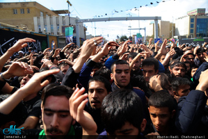 عزاداری آیت الله العظمی وحید خراسانی در سالروز شهادت حضرت فاطمه(س) 