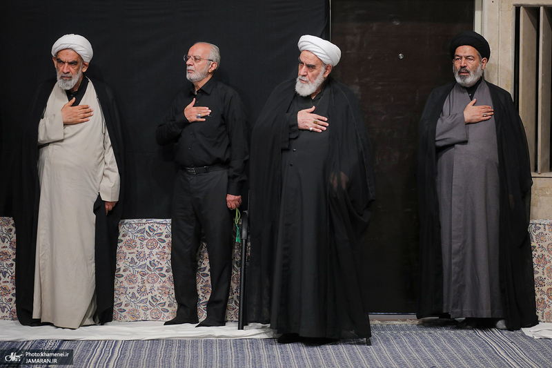 آخرین شب مراسم عزاداری محرم در حسینیه امام خمینی