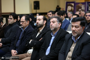 دیدار رییس و کارکنان صدا سیما با سیدحسن خمینی