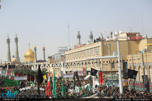 عزاداری عاشورای حسینی در حرم کریمه اهل بیت(س)