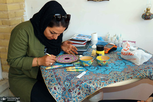 بازدید گردشگران نوروزی از بیت تاریخی حضرت امام در خمین -2