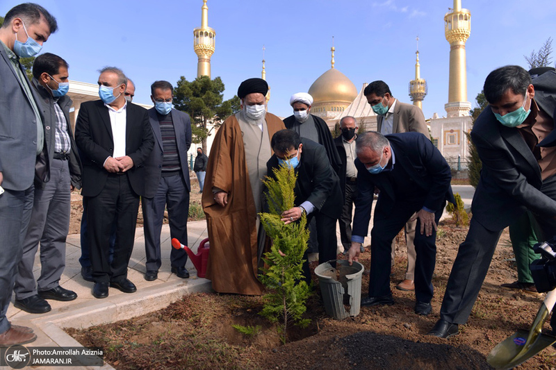تجدید میثاق مدیران و کارکنان سازمان جنگل ها، مراتع و آبخیزداری  با آرمان های حضرت امام(س)