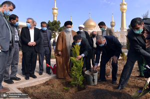 تجدید میثاق مدیران و کارکنان سازمان جنگل ها، مراتع و آبخیزداری  با آرمان های حضرت امام(س)