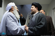 دیدار مولانا عبدالحمید با سید حسن خمینی در جماران