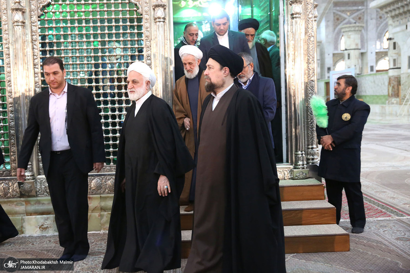 تجدید میثاق رئیس قوه قضائیه و مسئولان عالی قضایی با آرمان‌های حضرت امام خمینی (س)