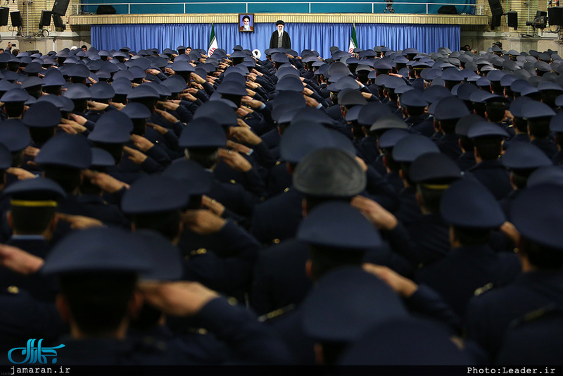 دیدار فرماندهان و کارکنان نیروی هوایی ارتش با رهبر معظم انقلاب