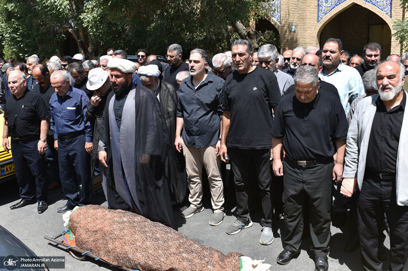 مراسم تشییع و خاکسپاری حاج محسن امین‌زاده